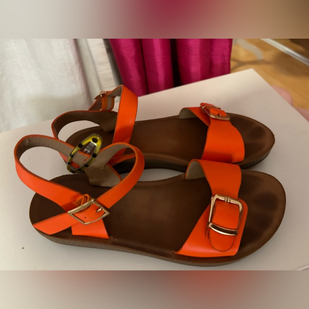 Orange sandal